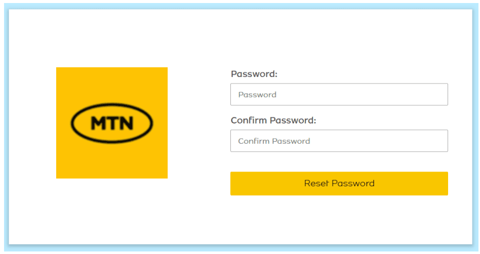 Fill in your new password twice, ensuring they match and meet all complexity requirements